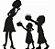 Matriz Bordado Mamãe E Filhos Silhueta - Imagem 2