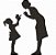 Matriz Bordado Mamãe E Filhos Silhueta - Imagem 6