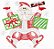 Matriz Bordado Natal Papai Noel Pontos Leves - Imagem 2