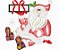 Matriz Bordado Natal Papai Noel Pontos Leves - Imagem 3