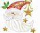 Matriz Bordado Natal Papai Noel Pontos Leves - Imagem 4