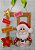 Matriz Bordado Natal Enfeite Papai Noel Na Janela - Imagem 1