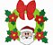 Matriz Bordado Natal Papai Noel Alegre - Imagem 2
