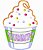 Matriz Bordado Aplique Doces E Sorvetes - Imagem 5