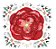 Matriz Bordado 3d Flores Lindas Para O Natal - Imagem 1