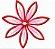 Matriz Bordado 3d Flores Lindas Para O Natal - Imagem 5