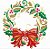 Matriz Bordado Natal Guirlandas Para Quadrinhos - Imagem 3