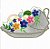 Matriz Bordado Pano De Prato Bules Com Flores - Imagem 7