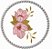 Matriz Bordado Quadrinhos Com Flores - Imagem 4