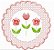 Matriz Bordado Quadrinhos Com Flores - Imagem 8