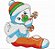 Matriz Bordado Natal Boneco De Neve Baby - Imagem 3