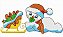 Matriz Bordado Natal Boneco De Neve Baby - Imagem 5