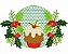 Matriz Bordado Natal Pano De Prato Cupcake - Imagem 6