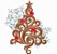 Matriz Bordado Natal Estilo Barroco - Imagem 2