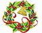 Matriz Bordado Natal Molduras Lindas Para Quadrinhos - Imagem 1