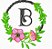Matriz Bordado Alfabeto Floral Com Florzinha - Imagem 2
