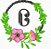 Matriz Bordado Alfabeto Floral Com Florzinha - Imagem 3