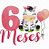 Matriz Bordado Mesversário Safári Menina - Imagem 6
