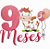Matriz Bordado Mesversário Safári Menina - Imagem 9