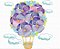 Matriz Bordado Balões Com Flores Para Fralda - Imagem 10