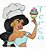 Matriz Bordado Semaninha Princesas Na Cozinha - Imagem 7