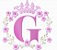 Matriz Bordado Alfabeto Feminino Com Coroa E Florzinhas - Imagem 7