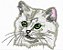 Matriz Bordado Coleção Gatos Faces - Imagem 8