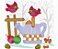Matriz Bordado Natal Feliz Rippled - Imagem 6