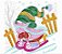 Matriz Bordado Natal Feliz Rippled - Imagem 7
