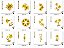 Matriz Bordado Lindas Flores Amarelas - Imagem 10