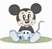 Matriz Bordado Minnie E Mickey Baby - Imagem 2