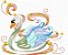 Matriz Bordado Lindo Cisne Rippled - Imagem 3