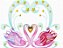 Matriz Bordado Lindo Cisne Rippled - Imagem 10