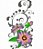 Matriz Bordado Floral Com Arabesco - Imagem 5