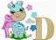 Matriz Bordado Alfabeto Infantil Girafinha Linda - Imagem 4