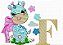 Matriz Bordado Alfabeto Infantil Girafinha Linda - Imagem 6