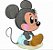 Matriz Bordado Mickey E Minnie Sentadinho Para Fralda - Imagem 5