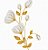 Matriz Bordado Floral Delicado Com Flores Brancas - Imagem 4