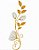 Matriz Bordado Floral Delicado Com Flores Brancas - Imagem 5