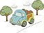 Matriz Bordado Coleção Transportes Para Fralda - Imagem 2