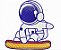 Matriz Bordado Astronauta Divertido - Imagem 5