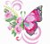 Matriz Bordado Borboleta Com Flores Delicadas Rippled - Imagem 9