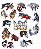 Matriz Bordado Lindos Cavalos Close - Imagem 1