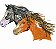 Matriz Bordado Lindos Cavalos Close - Imagem 5
