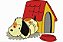 Matriz Bordado Cachorrinho No Quintal - Imagem 1
