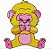 Matriz Bordado Infantil Macaquinho Brincando - Imagem 8