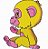 Matriz Bordado Infantil Macaquinho Brincando - Imagem 4