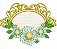Matriz Bordado Moldura Floral Para Escrever Nome - Imagem 2