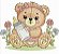 Matriz Bordado Ursinhos Com Mamadeira Para Fralda - Imagem 4