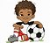 Matriz Bordado Menino Ama Futebol - Imagem 2